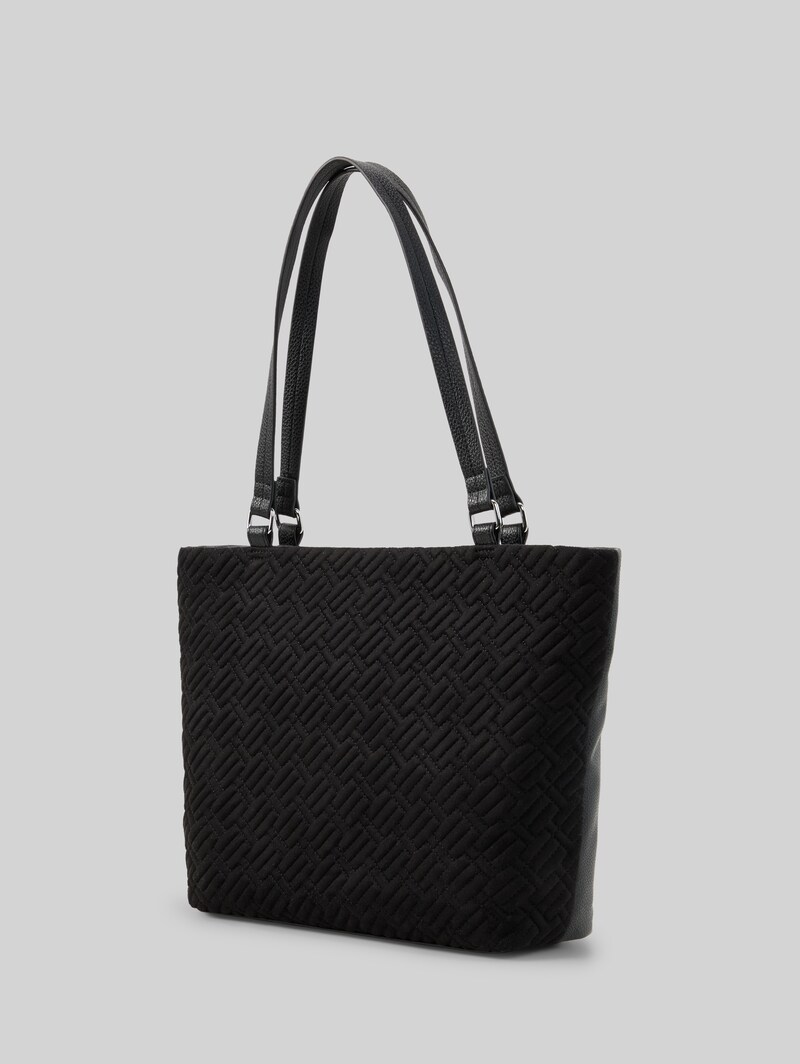 Tom Tailor TTXANTHIA L Shopper mit Logo-Prägung - Schwarz / Black
