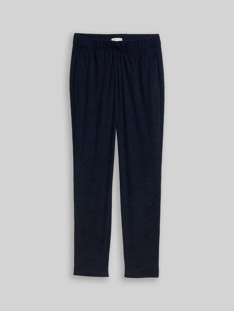Tom Tailor Loose Slim Cordhose - Sky Captain Blue