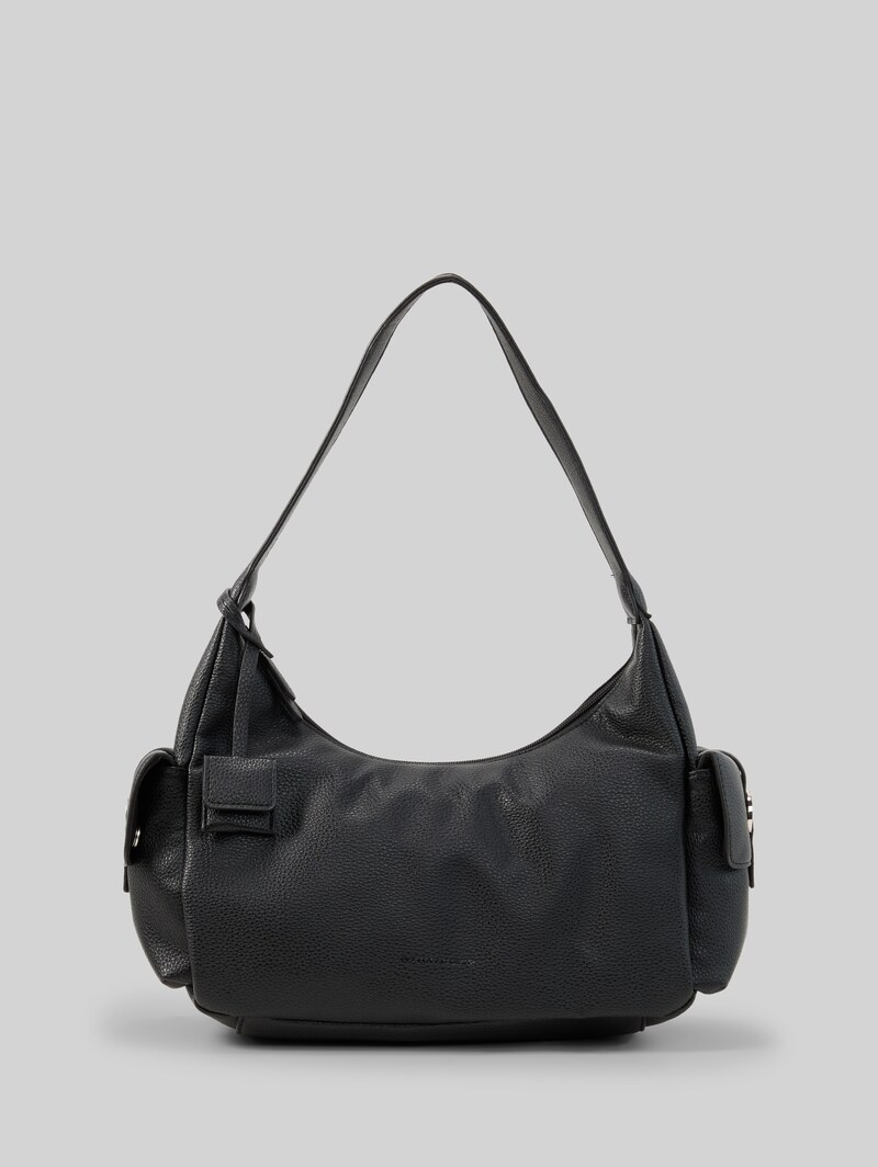 Tom Tailor TTCHARIS M Schultertasche mit Taschenanhänger - Schwarz / Black Tom Tailor TTCHARIS M Schultertasche mit Taschenanhänger - Schwarz / Black