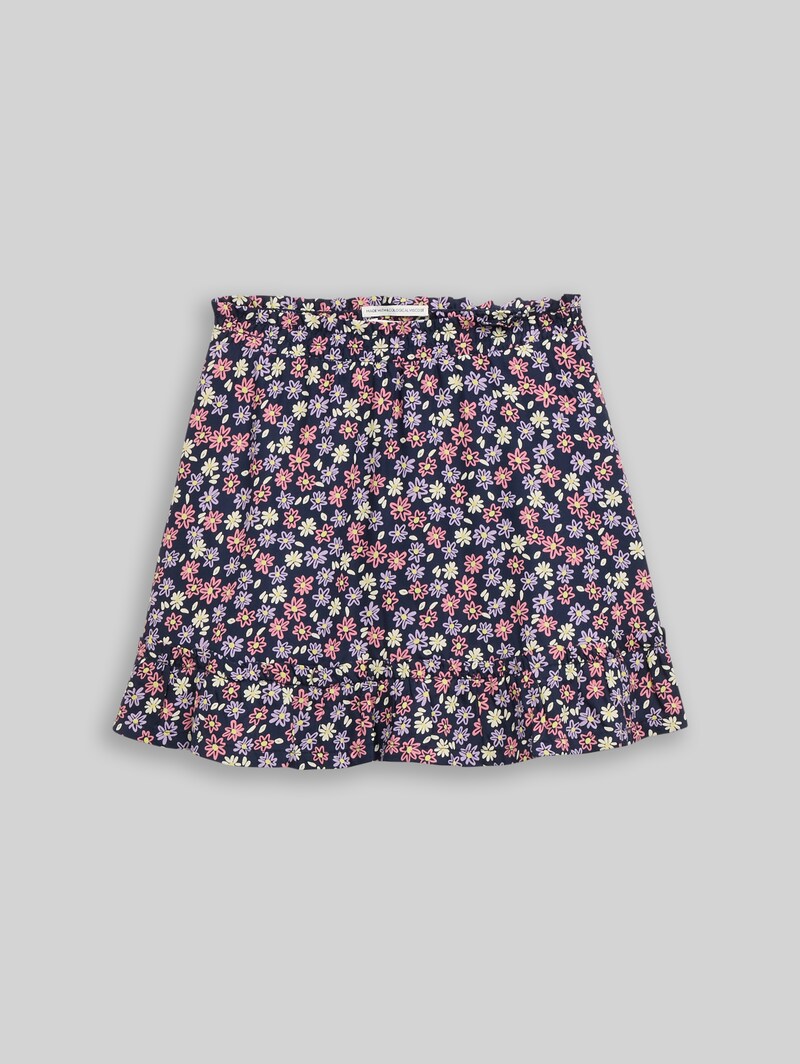 Tom Tailor Mini-Rock mit Blumen-Print - Cute Daisy Print