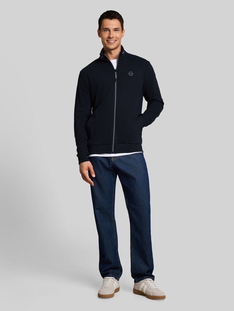 Tom Tailor Sweatjacke aus Baumwolle - Sky Captain Blue