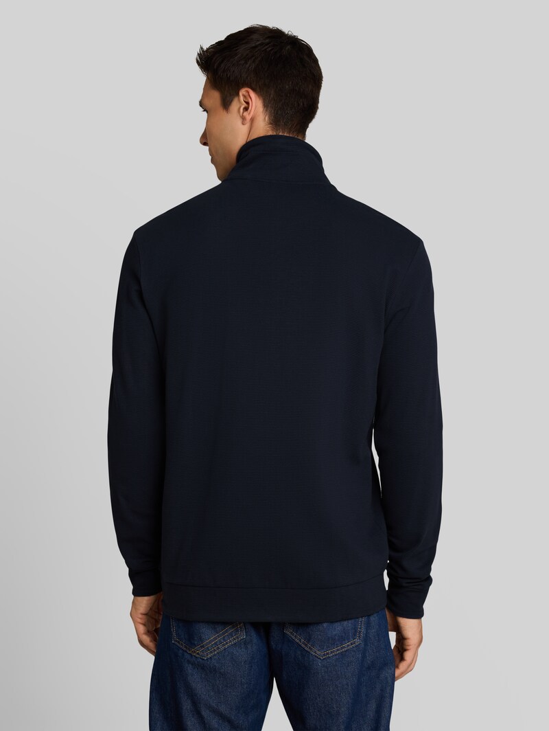 Tom Tailor Sweatjacke aus Baumwolle - Sky Captain Blue