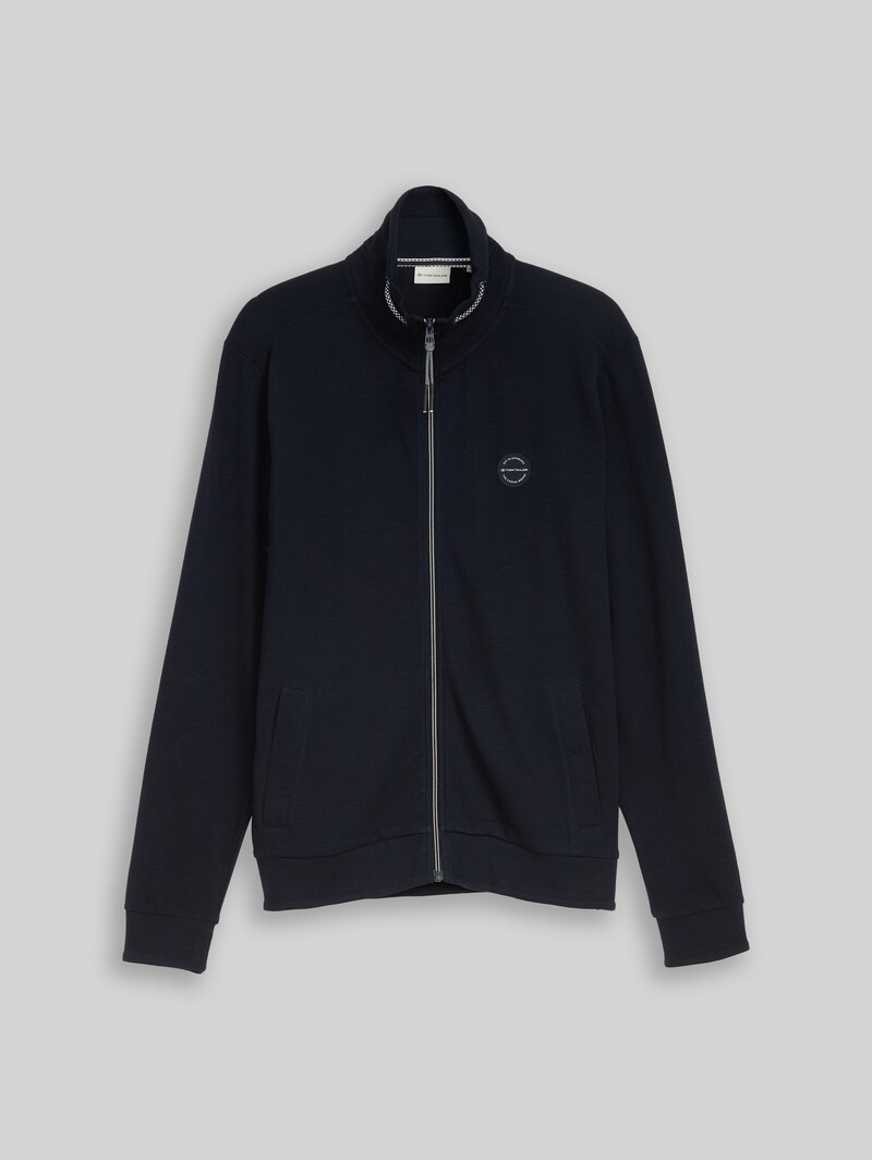 Tom Tailor Sweatjacke aus Baumwolle - Sky Captain Blue