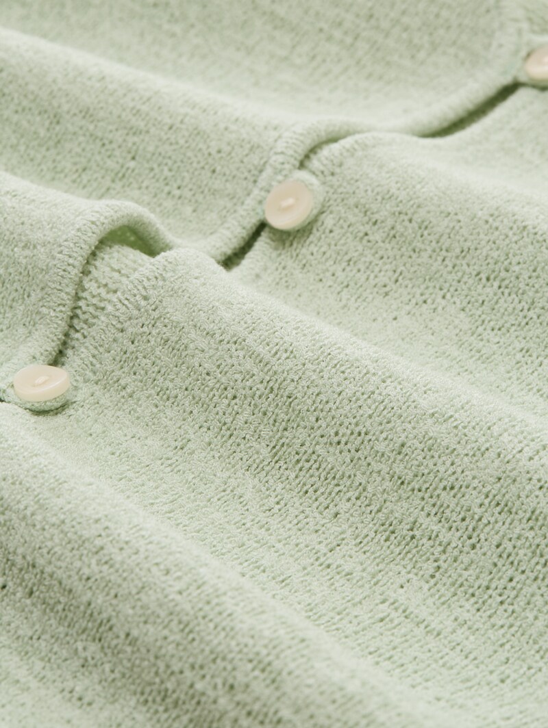 Tom Tailor Cardigan mit V-Ausschnitt - Light Matcha Green