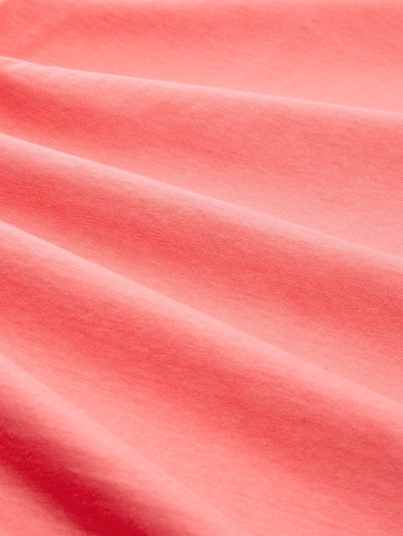 Tom Tailor T-Shirt mit Stickerei - Soft Coral Pink