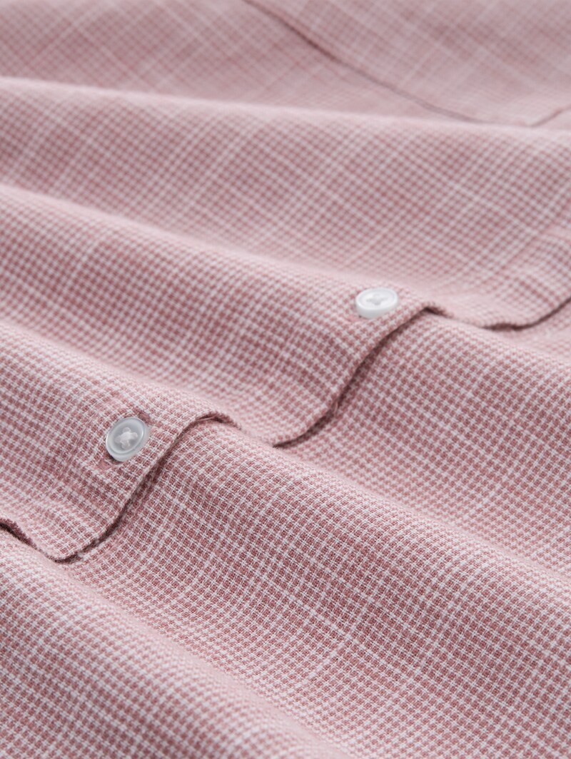 Tom Tailor Plus Size - Bluse mit Brusttaschen - Wineberry Rose