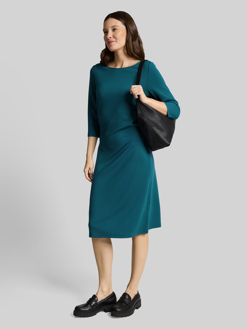 Tom Tailor Kleid mit Raffungen - Deep Meadow Green