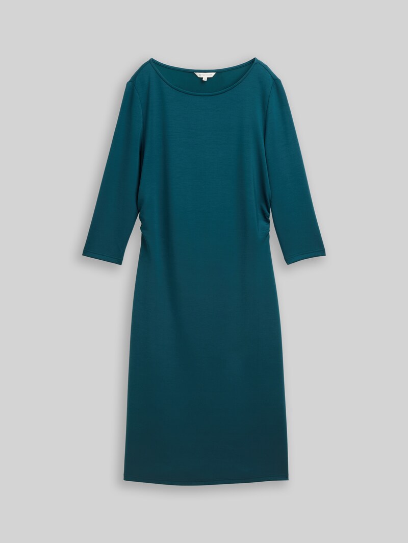 Tom Tailor Kleid mit Raffungen - Deep Meadow Green