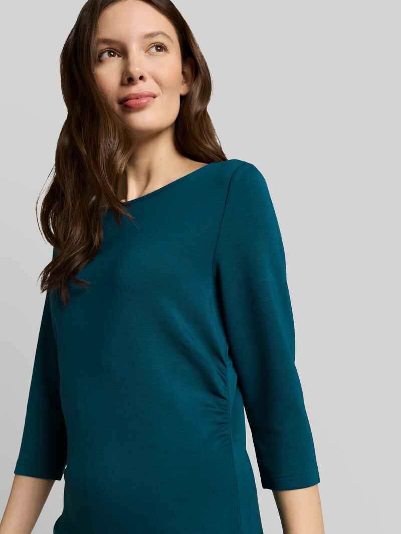 Tom Tailor Kleid mit Raffungen - Deep Meadow Green