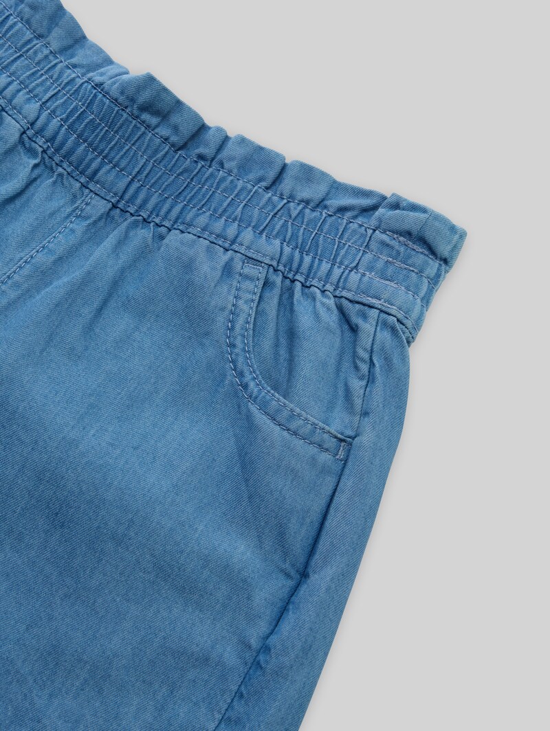 Tom Tailor Jeans Shorts - Mid Stone Bright Blue Denim