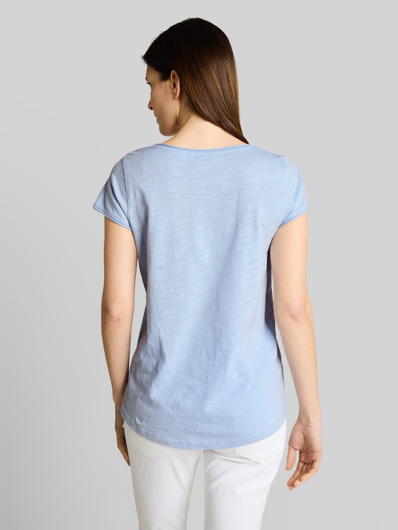 Tom Tailor T-Shirt aus Baumwolle - Kentucky Blue