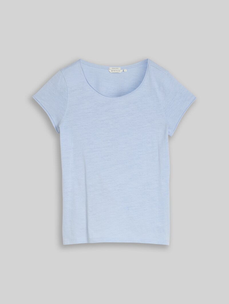 Tom Tailor T-Shirt aus Baumwolle - Kentucky Blue