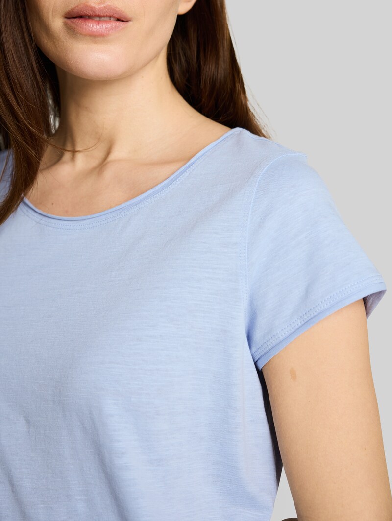 Tom Tailor T-Shirt aus Baumwolle - Kentucky Blue