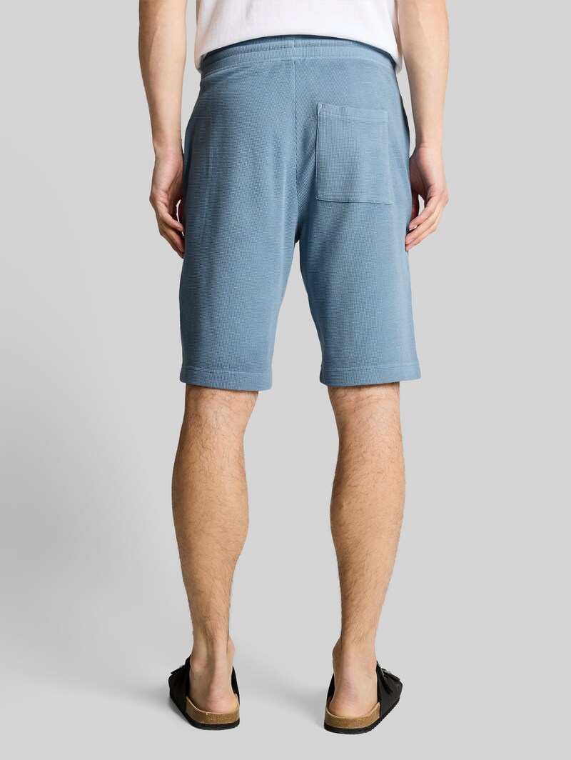 Tom Tailor Shorts mit Waffelstruktur - Mountain Spring Blue Tom Tailor Shorts mit Waffelstruktur - Mountain Spring Blue