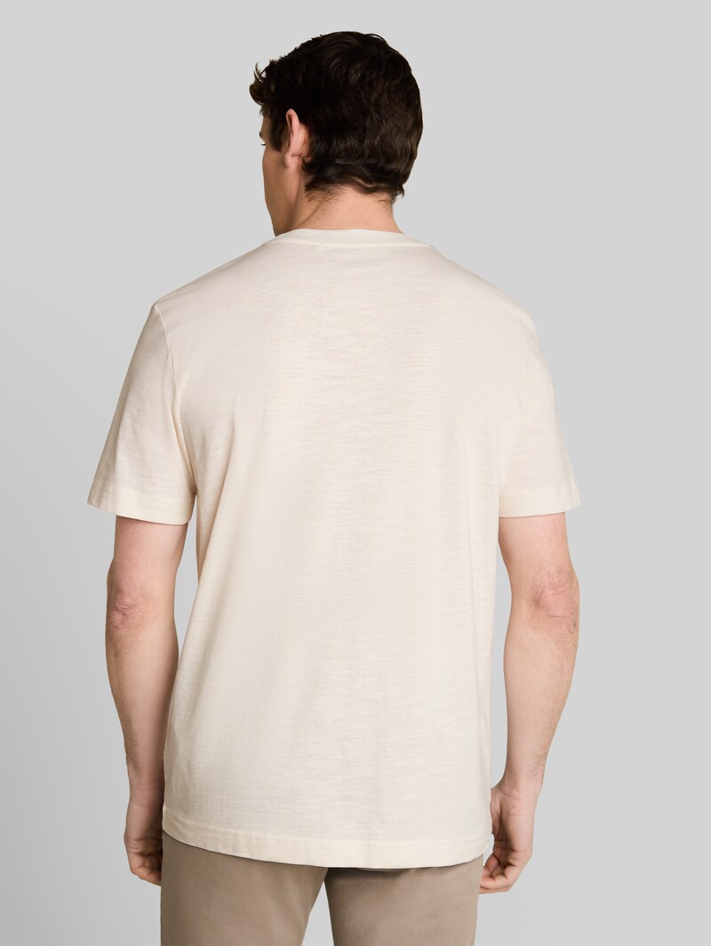 Tom Tailor T-Shirt mit Logo-Print - Gardenia White
