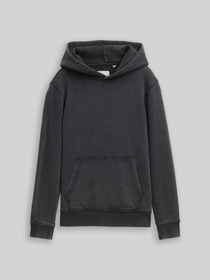 Tom Tailor Hoodie Sweatshirt - Heavy Black