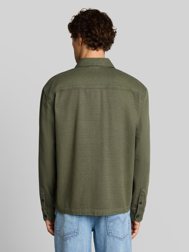 Tom Tailor Overshirt aus Baumwolle - Urban Olive Green