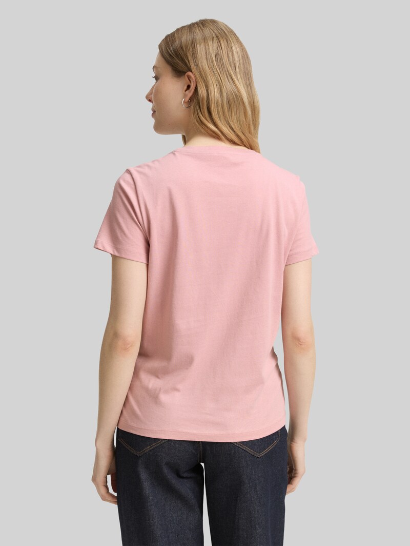 Tom Tailor T-Shirt mit Print - Morning Pink
