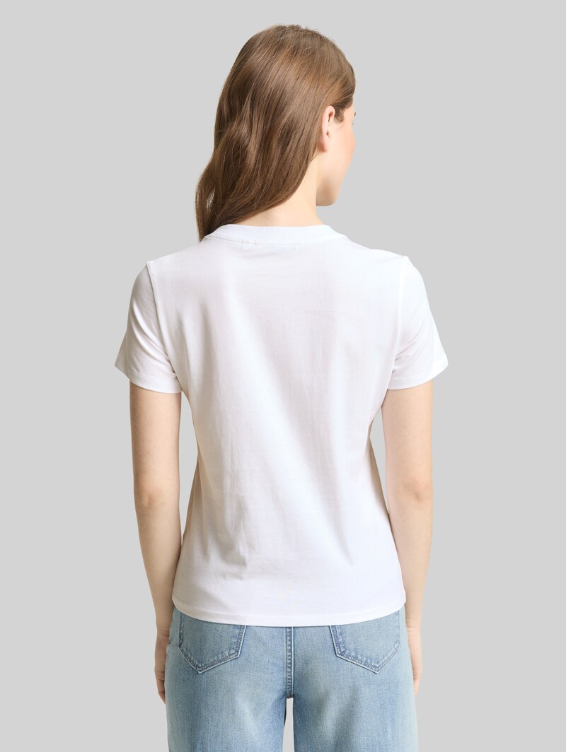 Tom Tailor T-Shirt aus Baumwolle - White