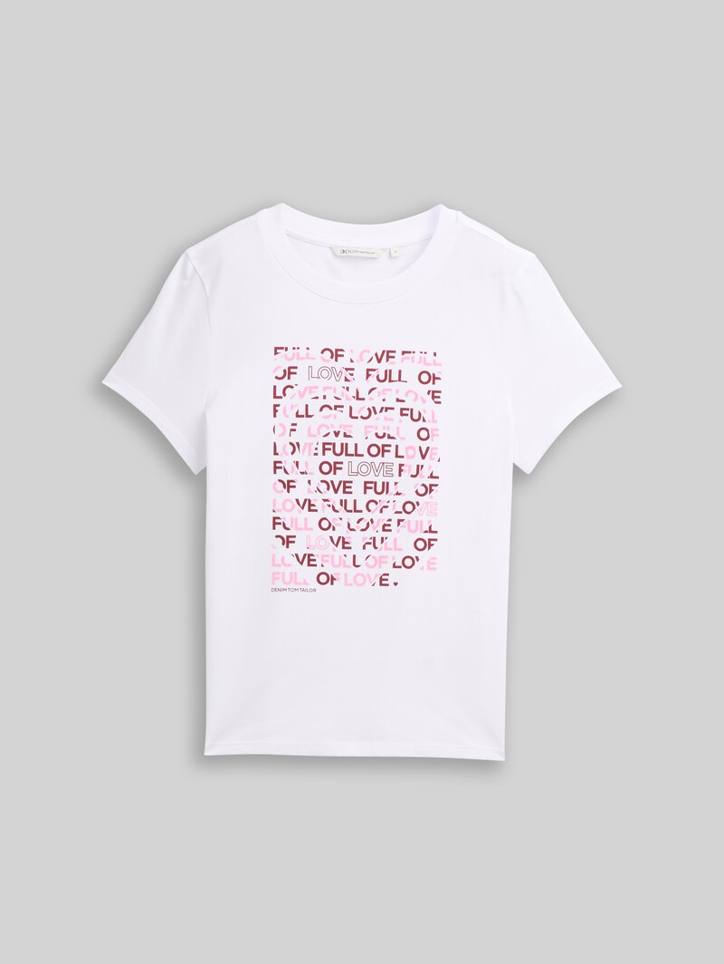Tom Tailor T-Shirt aus Baumwolle - White