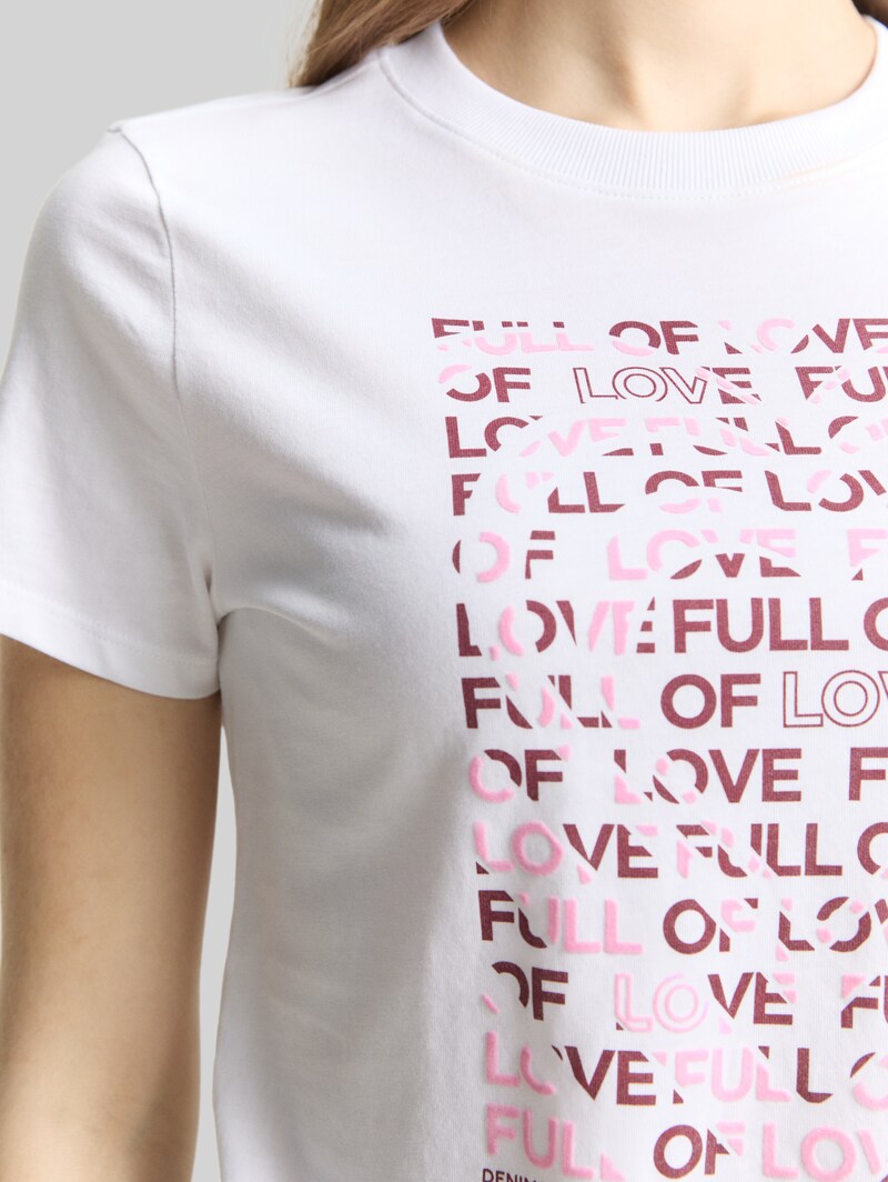 Tom Tailor T-Shirt aus Baumwolle - White
