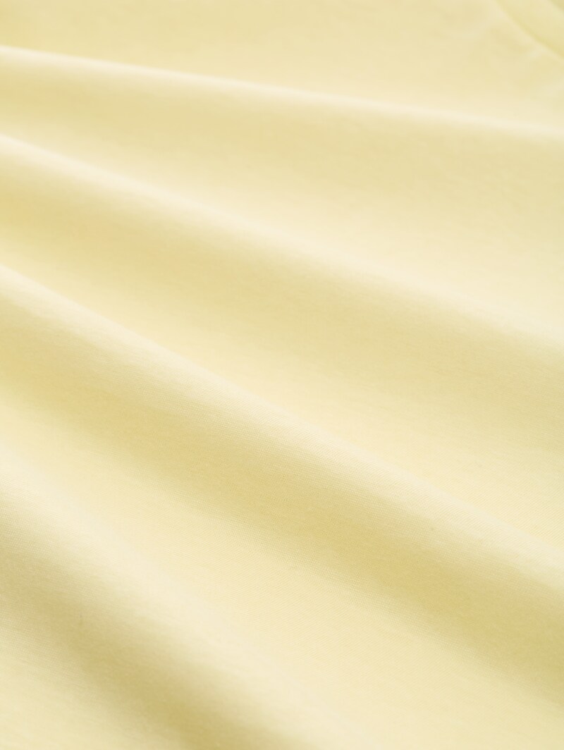 Tom Tailor T-Shirt mit Stickerei - Soft Lemon