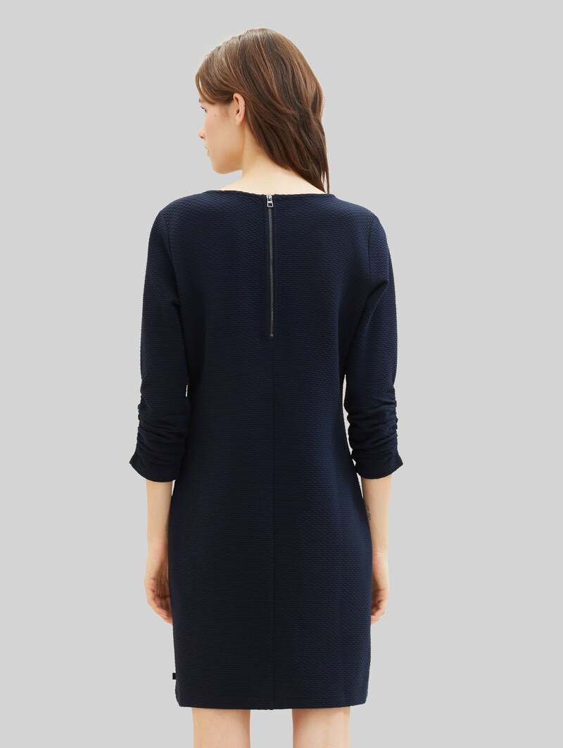Tom Tailor Mini-Kleid mit 3/4 Arm - Sky Captain Blue