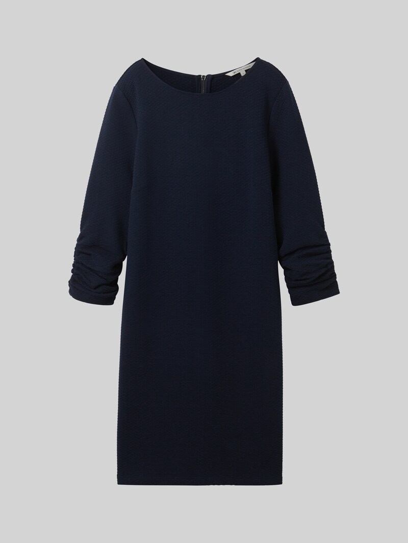 Tom Tailor Mini-Kleid mit 3/4 Arm - Sky Captain Blue