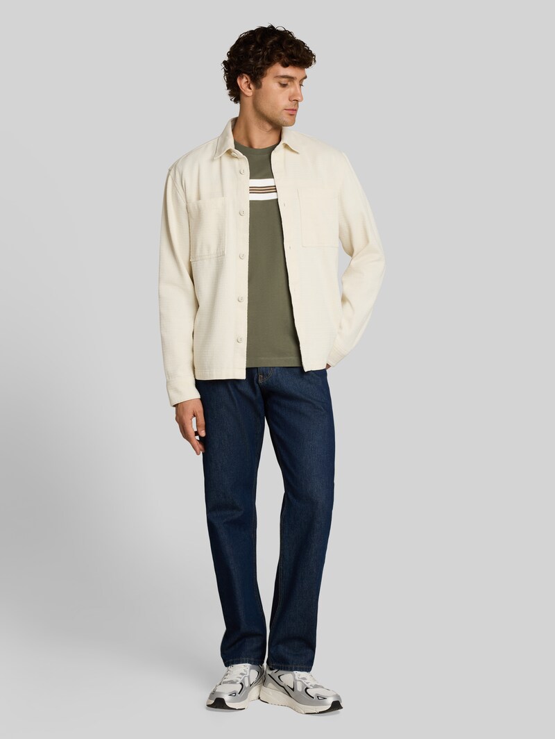 Tom Tailor Relaxed Fit T-Shirt aus Baumwolle - Urban Olive Green