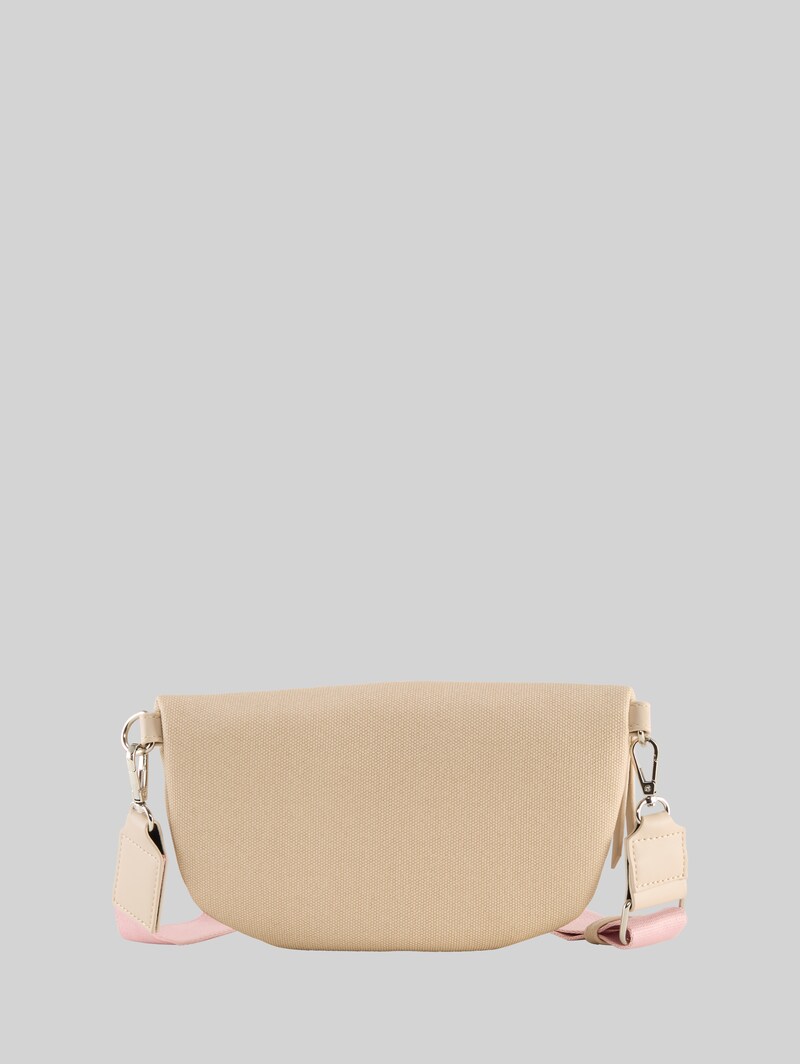 Tom Tailor TTROSIE Gürteltasche mit Logo-Badge - Beige / Beige