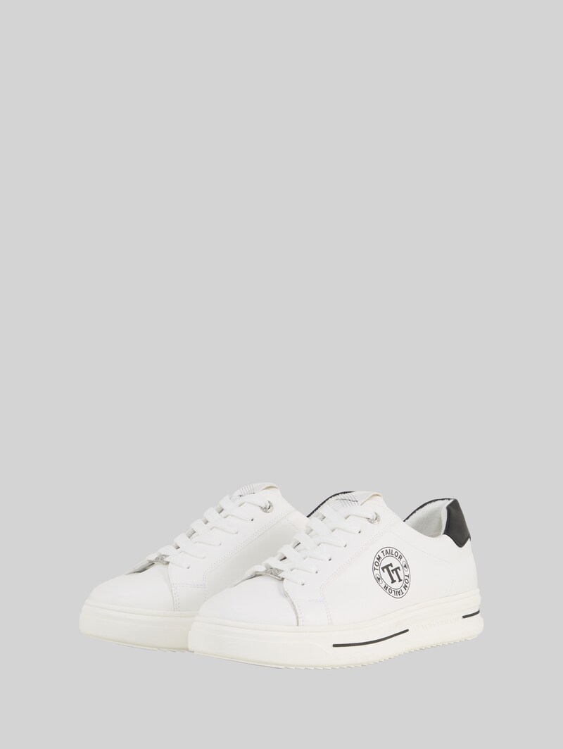 Tom Tailor Sneaker mit Logo-Print - White-black