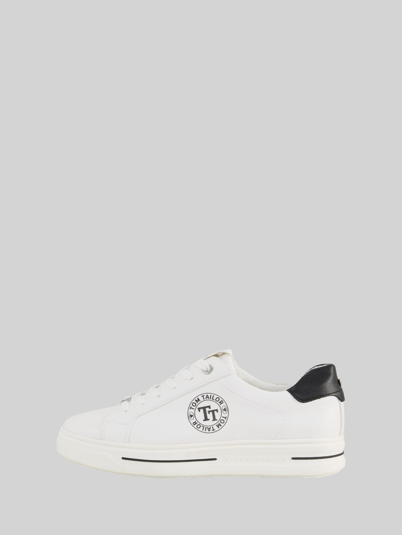 Tom Tailor Sneaker mit Logo-Print - White-black