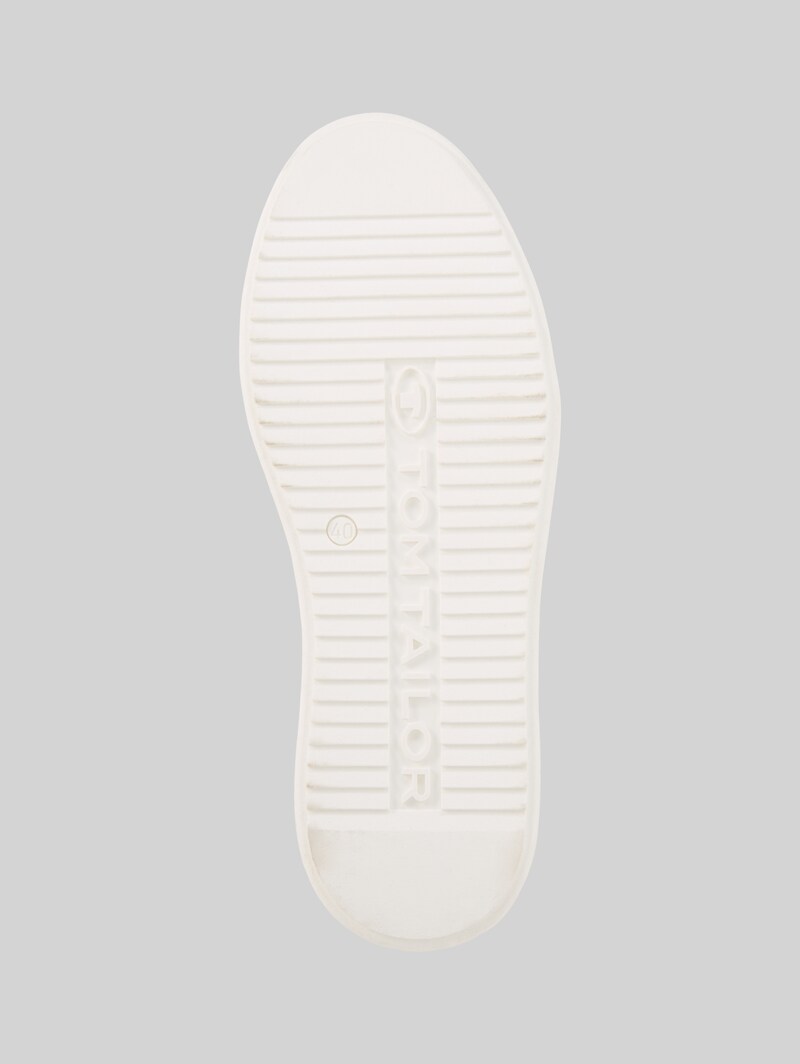 Tom Tailor Sneaker mit Logo-Print - White-black