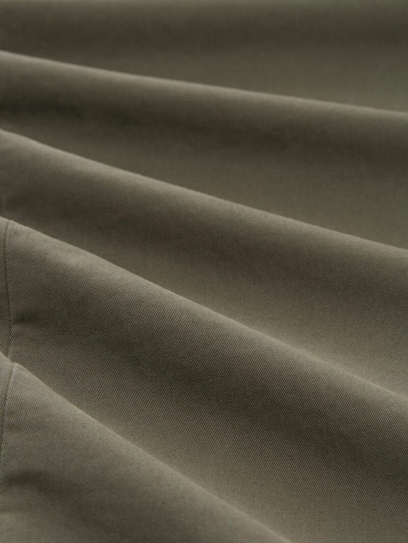 Tom Tailor Slim Chino Hose mit Gürtel - Urban Olive Green