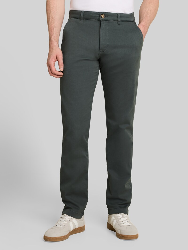 Tom Tailor Regular Fit Chino Hose - Darkest Olive
