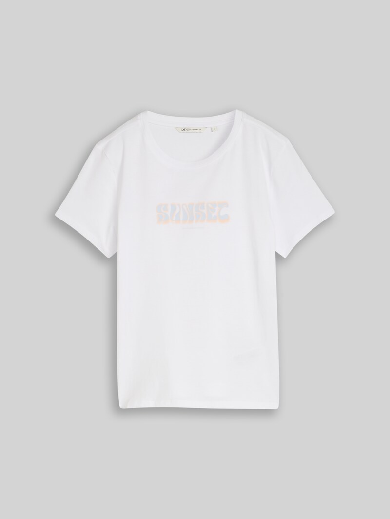Tom Tailor T-Shirt mit Print - White