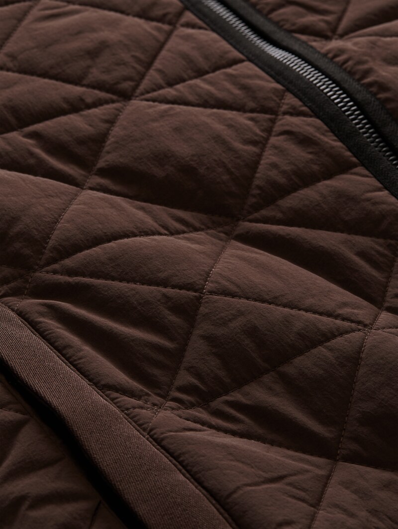 Tom Tailor Bomberjacke aus wasserabweisendem Material - Java Dark Brown