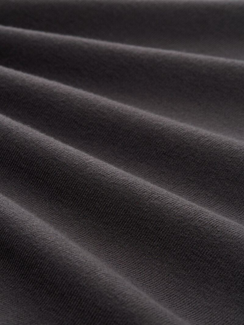Tom Tailor Basic Strickpullover mit Rundhalsausschnitt - Coal Grey