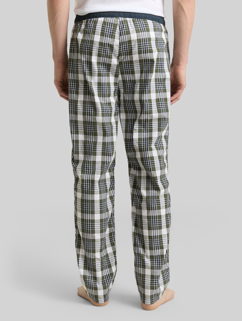 Tom Tailor Pyjama-Hose aus Baumwolle mit Karomuster - Green-medium-check Tom Tailor Pyjama-Hose aus Baumwolle mit Karomuster - Green-medium-check