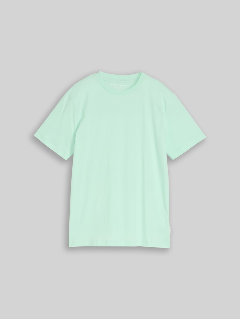 Tom Tailor T-Shirt mit Print - Soft Sugar Green
