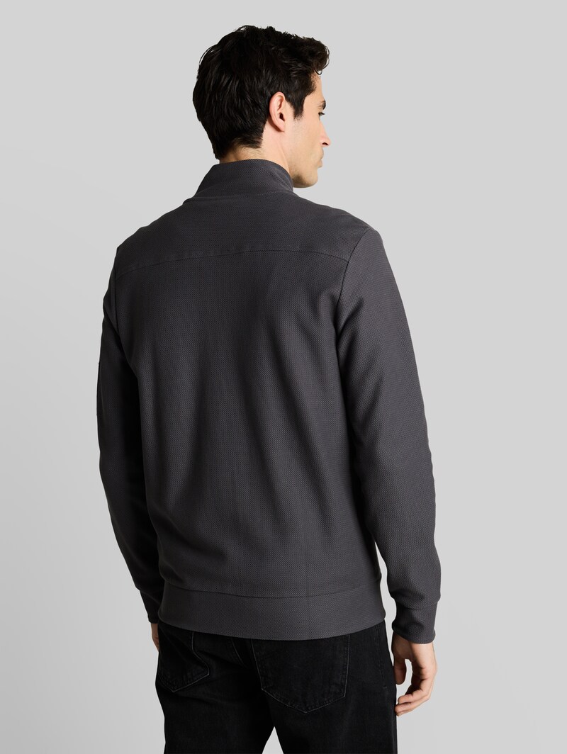 Tom Tailor Sweatjacke mit Stehkragen - Tarmac Grey
