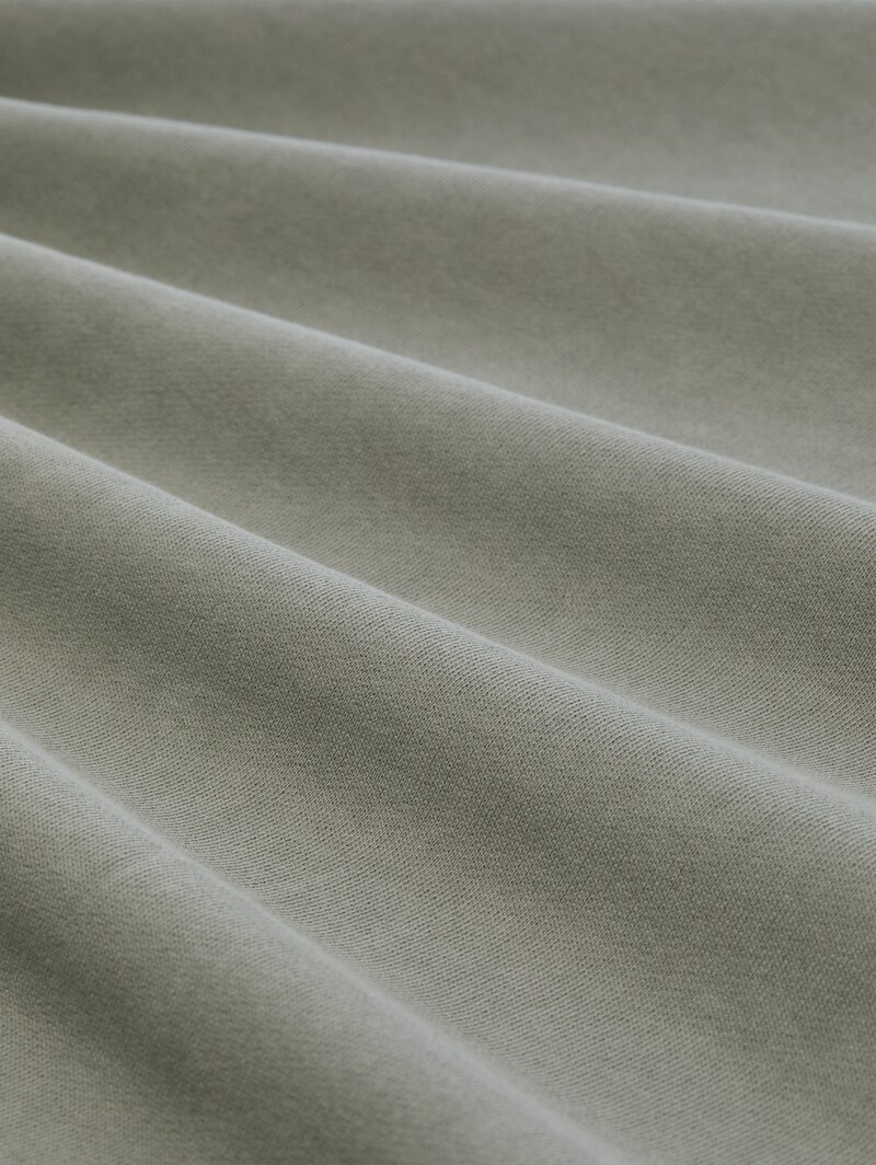Tom Tailor Sweatshirt mit Ärmeltasche - Greyish Shadow Olive