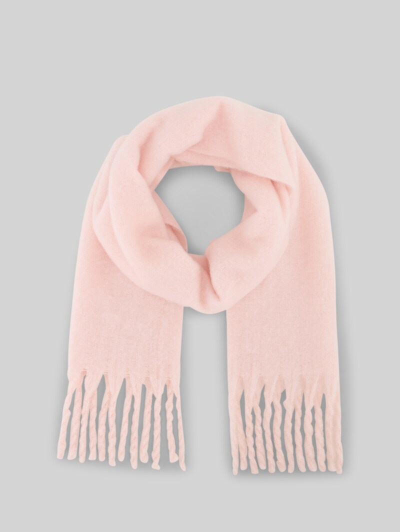 Tom Tailor Cosy Schal mit Fransen - Light Pastel Pink Tom Tailor Cosy Schal mit Fransen - Light Pastel Pink