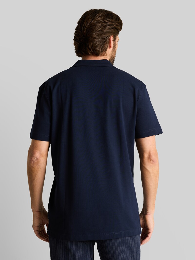 Tom Tailor Resort Poloshirt aus Piqué - Sky Captain Blue