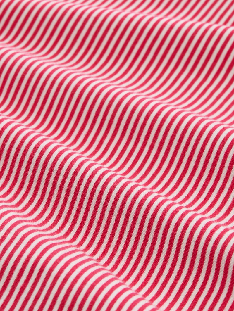Tom Tailor Pyjama-Set mit Streifenmuster - Red-medium-horizontal Stripe