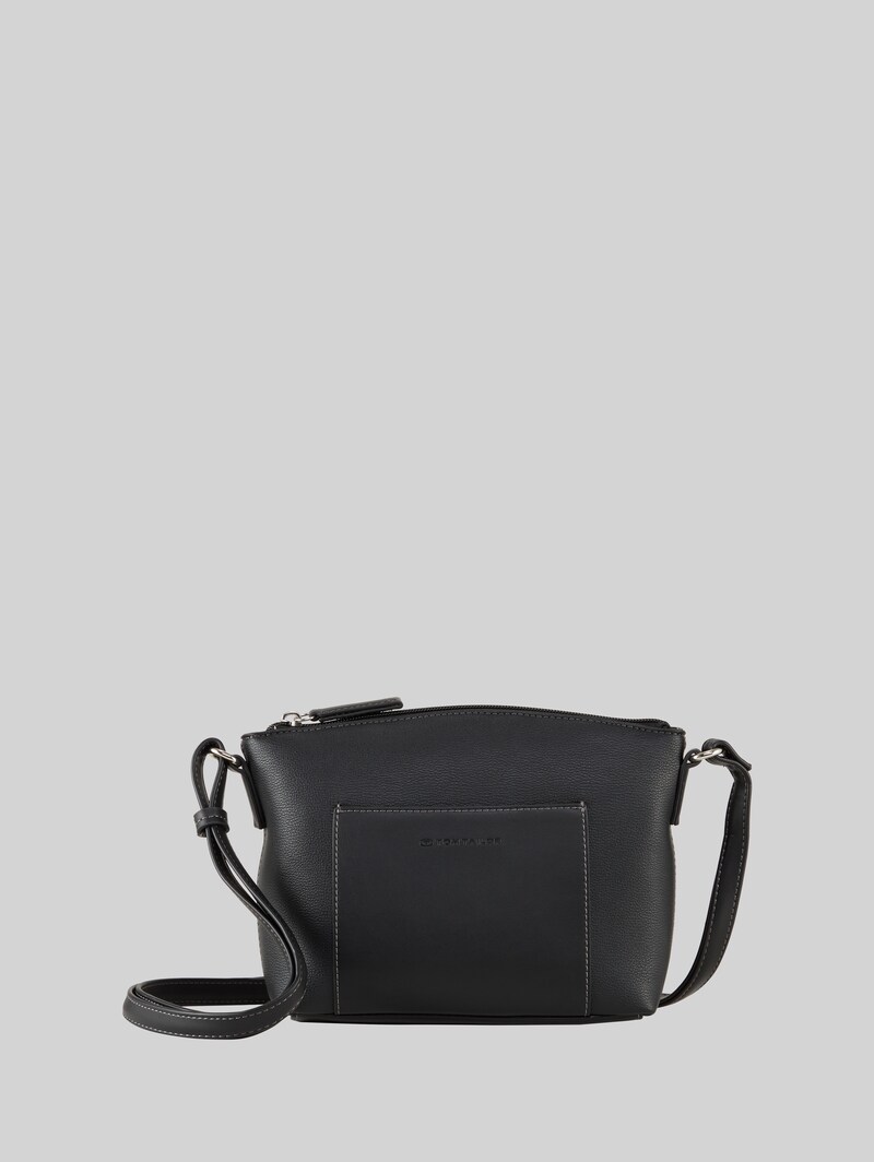 Tom Tailor TTAMARIS S Umhängetasche mit Material-Mix - Schwarz / Black Tom Tailor TTAMARIS S Umhängetasche mit Material-Mix - Schwarz / Black