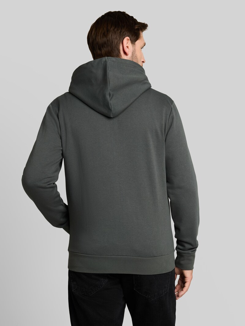 Tom Tailor Basic Hoodie Sweatjacke - Darkest Olive