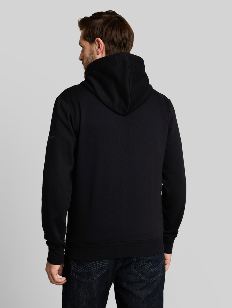 Tom Tailor Basic Hoodie Sweatjacke - Black