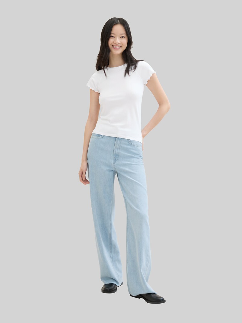 Tom Tailor Slim Fit T-Shirt - White Tom Tailor Slim Fit T-Shirt - White