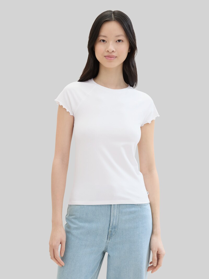 Tom Tailor Slim Fit T-Shirt - White